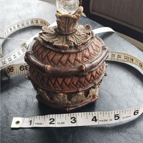 Trinket Box with Crystal Accent - Picture 9 of 9